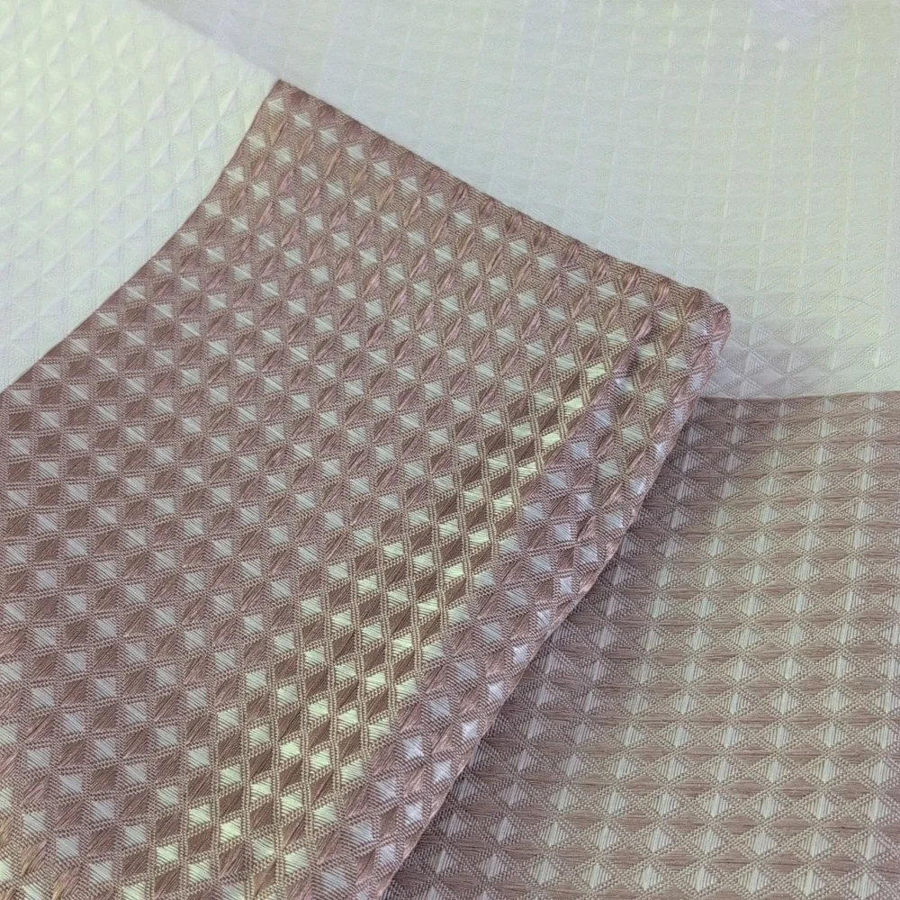 Ellen Tracy Diamond Ombre Pattern Shower Curtain NWT